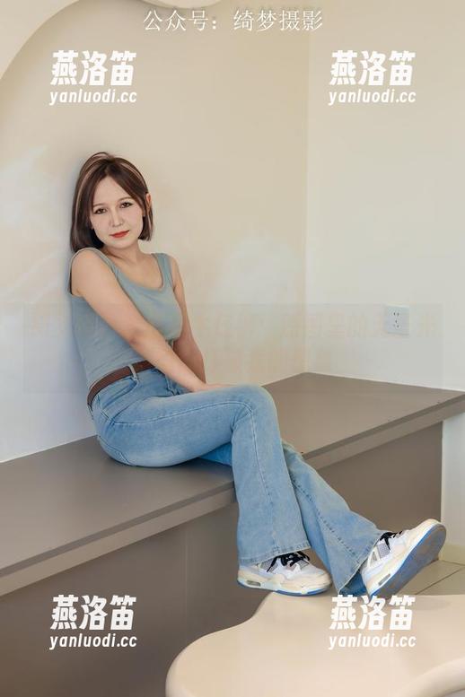 绮梦摄影 - 蔡蔡牛仔裤：原图里的无圣光，瞬间打破我的想象