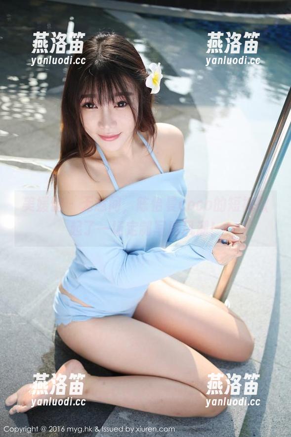 美媛馆 - 无意间，陈怡曼coco的短裤掀起了一场定制写真风潮！